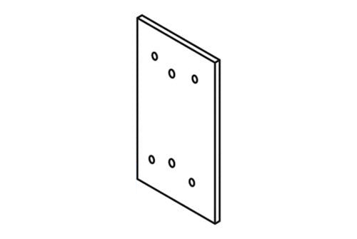 BP-TH1810 Docking Bumper Steel Back Plate