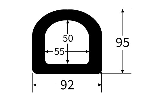 EXD4X4HD D Section Rubber Buffer