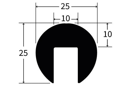 PARCAP6 Rubber Capping Extrusion
