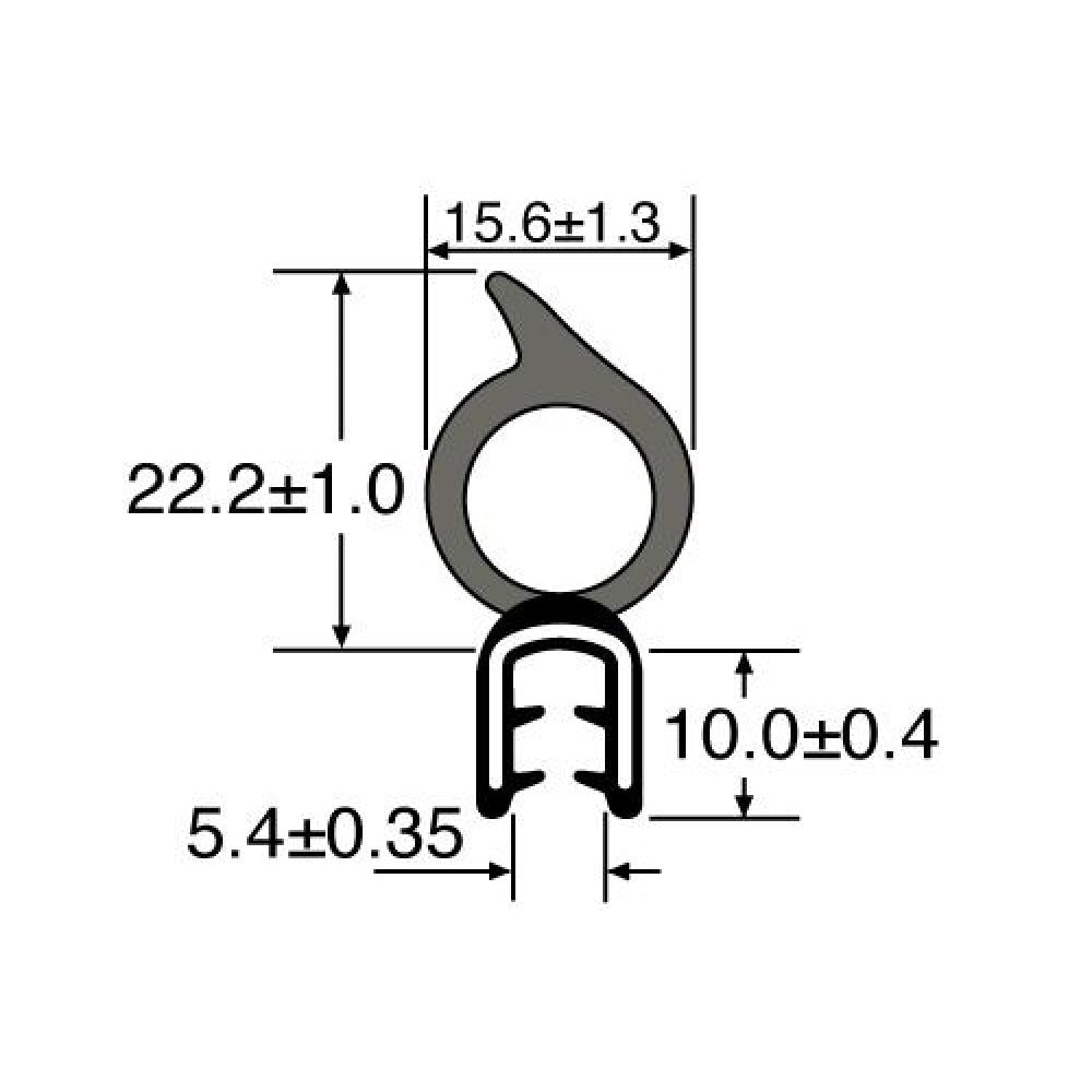 PARDX70 Rubber Door Seal