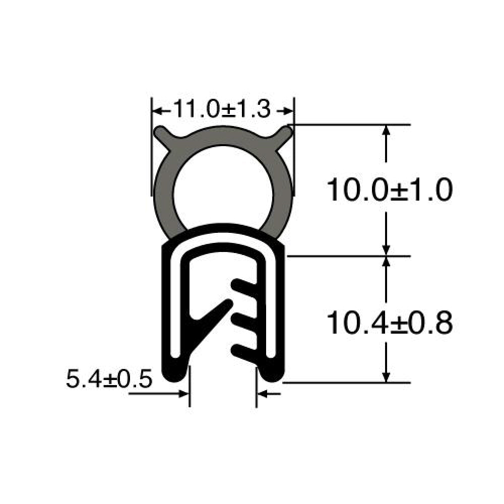 PARDX82 Rubber Door Seal