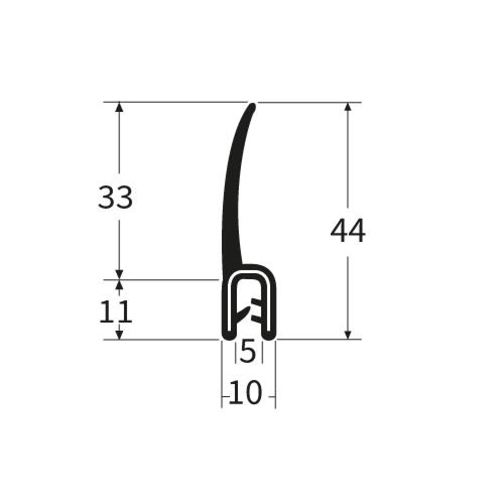 PARDX83 Rubber Door Seal
