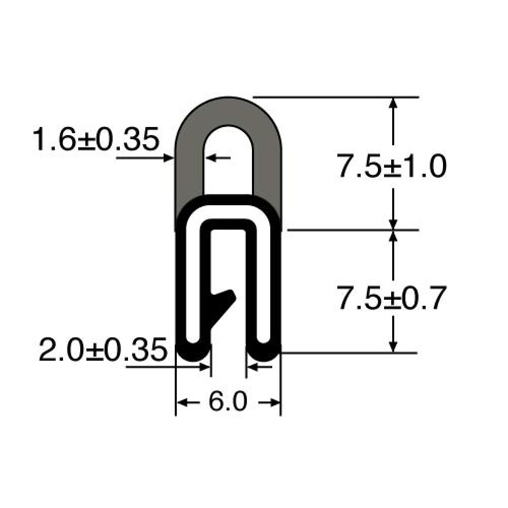 PARDX92 Rubber Door Seal