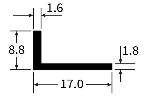 PEXT0137N Rubber Angle Extrusion
