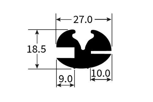 PEXT0747 Rubber Window Seal