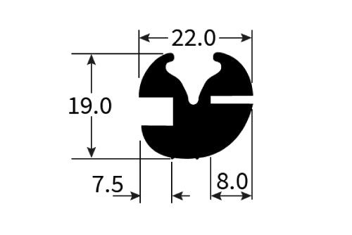 PEXT0767 Rubber Window Seal