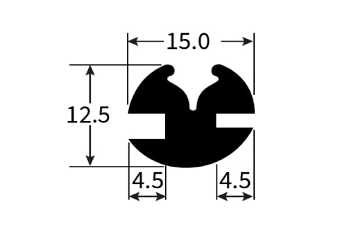 PEXT0768 Rubber Window Seal