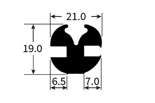 PEXT0773 Rubber Window Seal