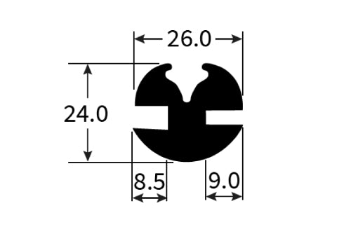 PEXT1211 Rubber Window Seal
