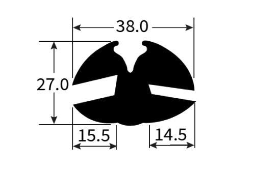 PEXT1651 Rubber Window Seal