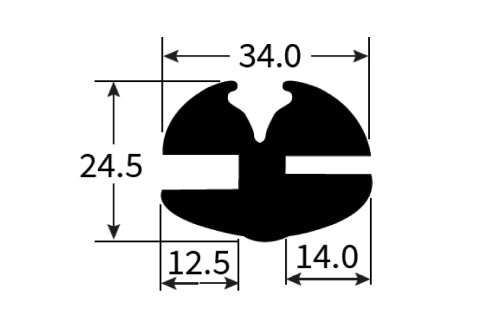 PEXT1655 Rubber Window Seal