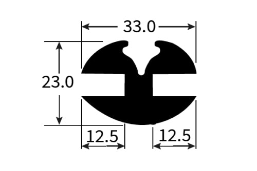 PEXT1686 Rubber Window Seal