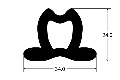PEXT7292 Rubber Door Seal