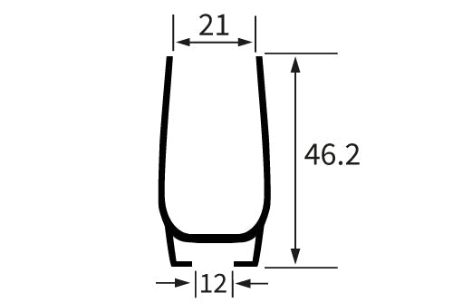 Roller Shutter Door Seal PVC Clip