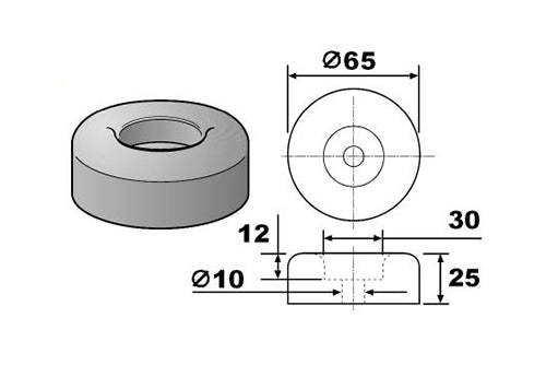 RB3 Rubber Vehicle Bumper