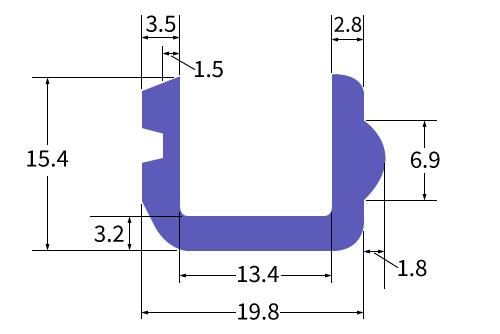 SE4966MD Silicone Sieve Seal