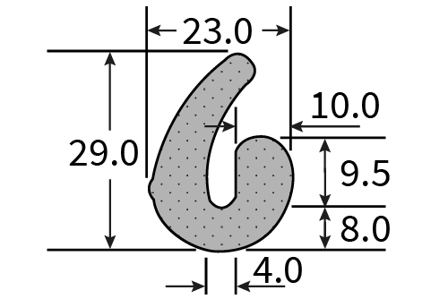 SPE084 Sponge Extrusion