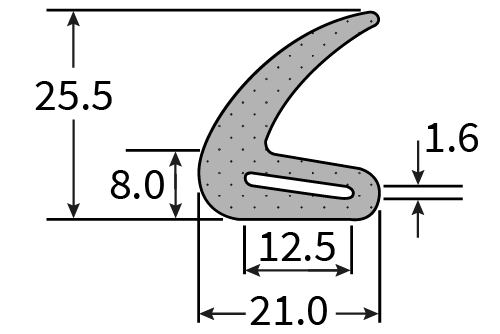 SPE097EP Sponge Extrusion