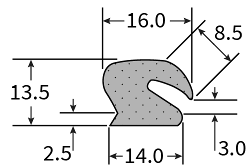 SPE116 Sponge Extrusion