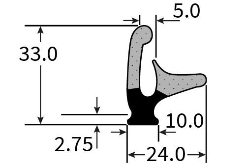 SPE119 Sponge Extrusion
