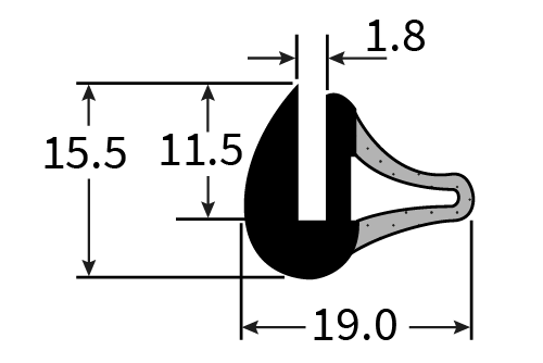 SPE122 Sponge Extrusion