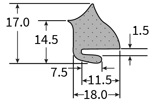 SPE125 Sponge Extrusion
