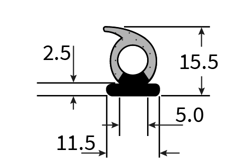 SPE126 Sponge Extrusion