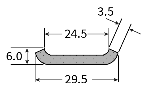 SPE140-2M Sponge Extrusion