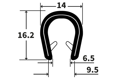 TF3700 TFast PVC U Channel Edging