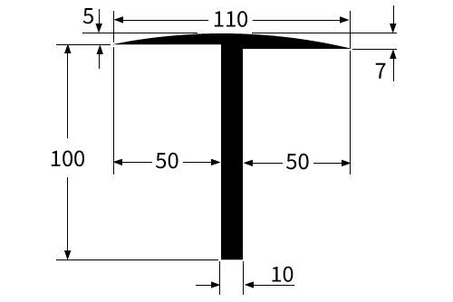 WD110X105EXT Weighbridge Rubber