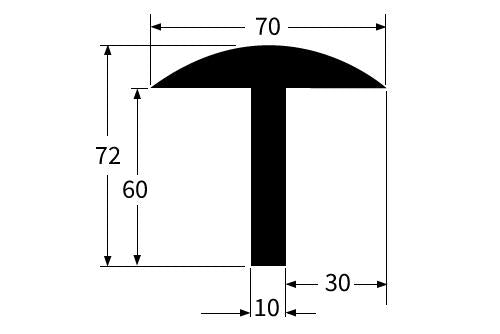 WB70X72EXT Weighbridge Rubber