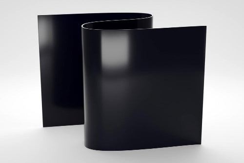 Solid Black PVC Strip Door Curtain