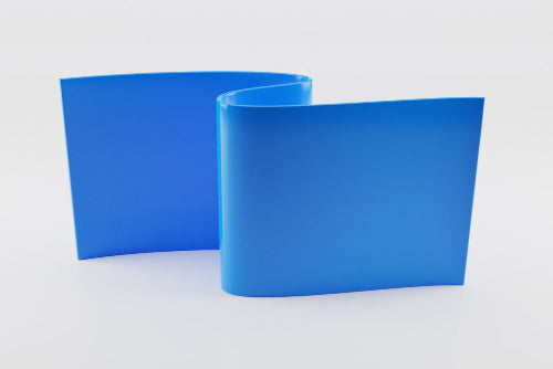 Solid Blue PVC Strip Door Curtain