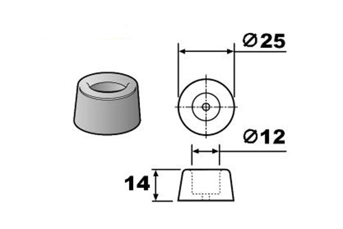 LL0.5 Rubber Vehicle Bumper