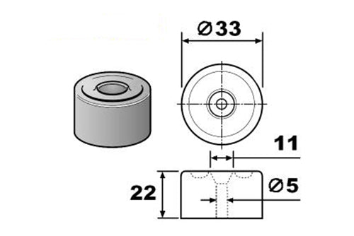 LL1.25 Rubber Vehicle Bumper