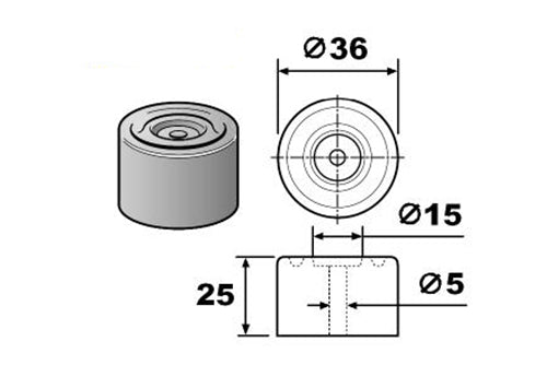 LL112 Rubber Vehicle Bumper