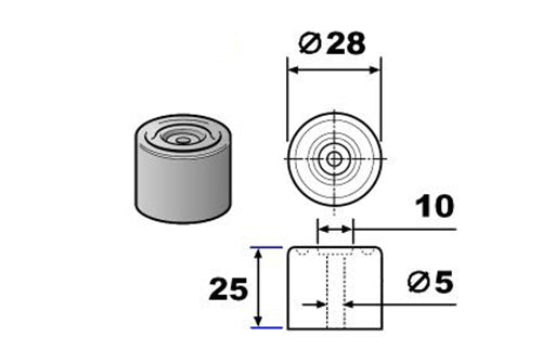 LL118 Rubber Vehicle Bumper