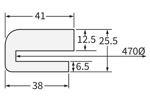 PAR1345 Brewery Door Seal