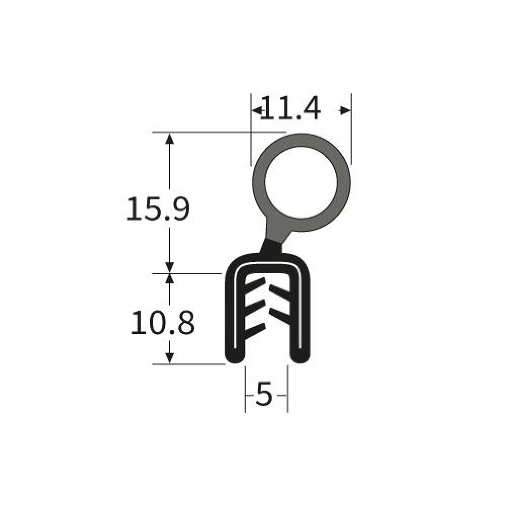 PARDX86 Rubber Door Seal