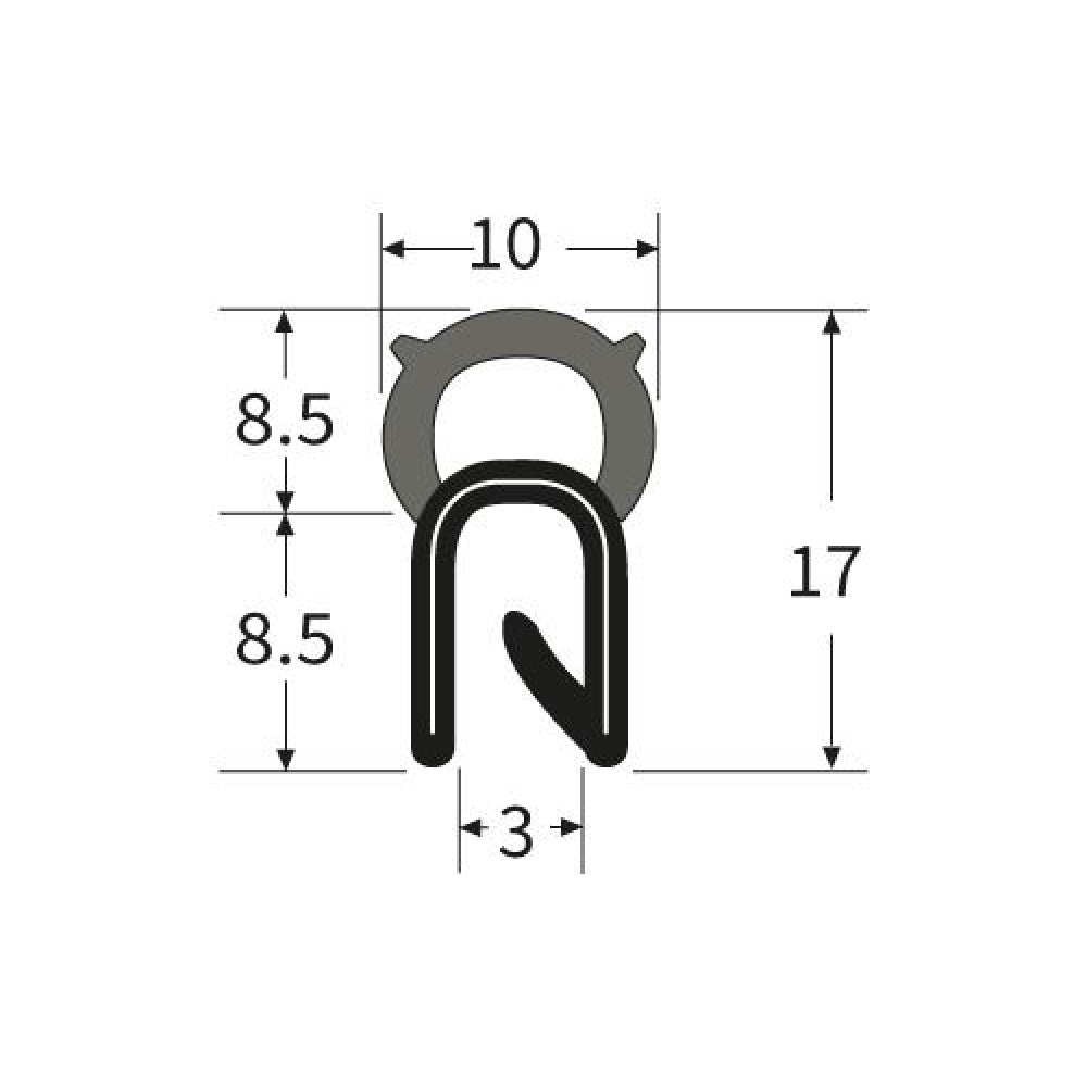 PARDX87 Rubber Door Seal