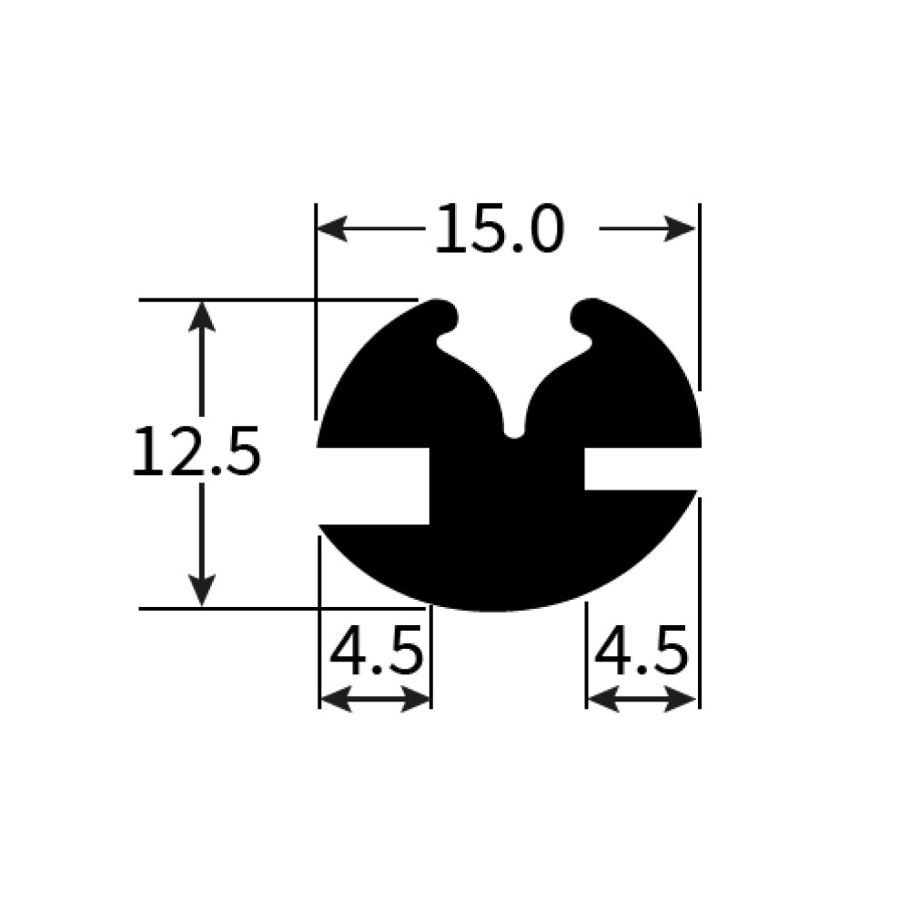 PEXT0768 Rubber Window Seal
