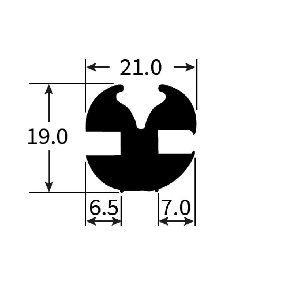 PEXT0773 Rubber Window Seal