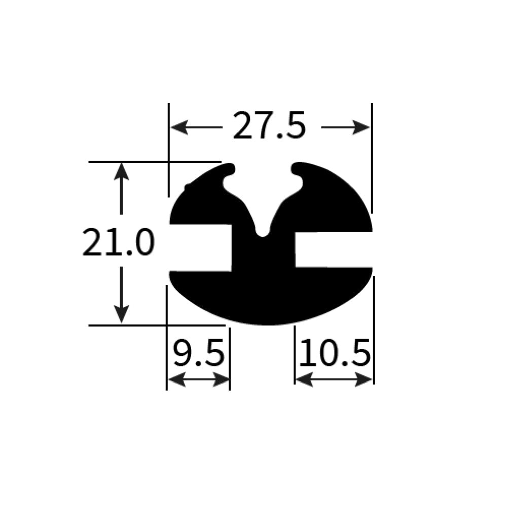 PEXT1204 Rubber Window Seal