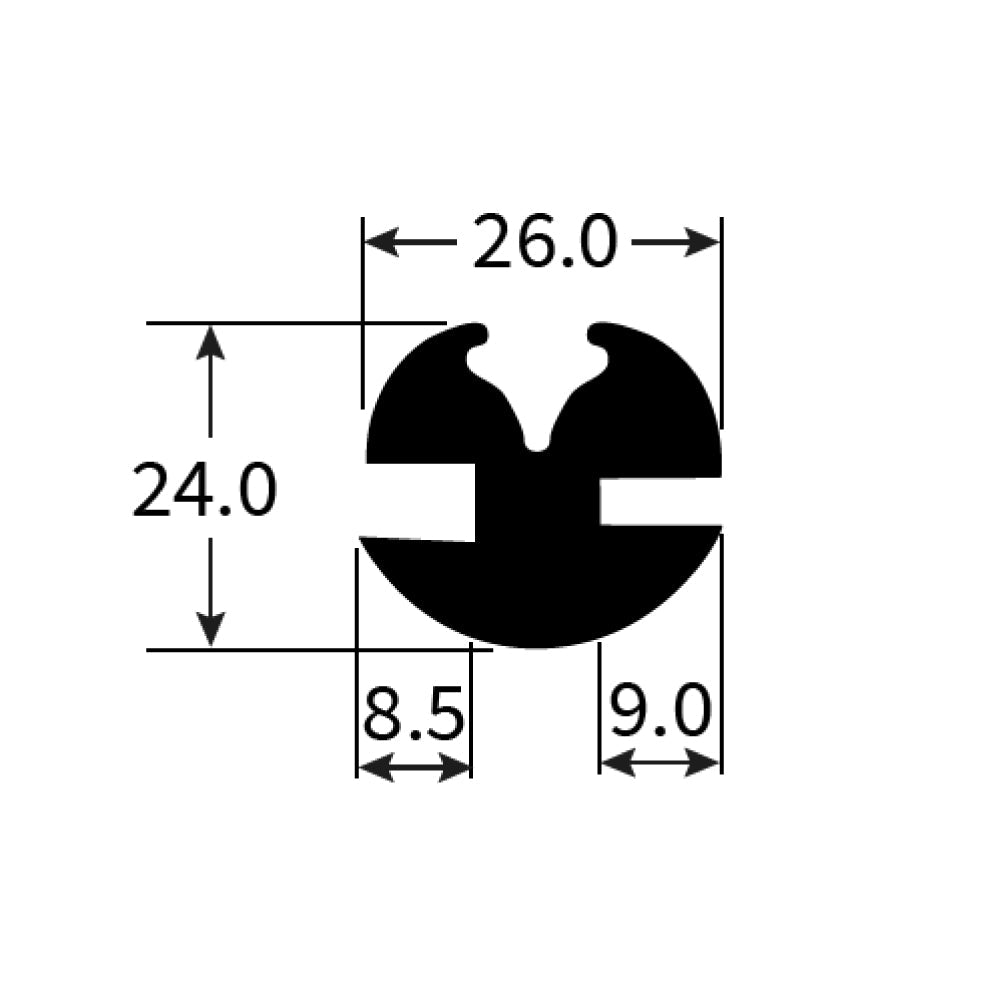 PEXT1211 Rubber Window Seal