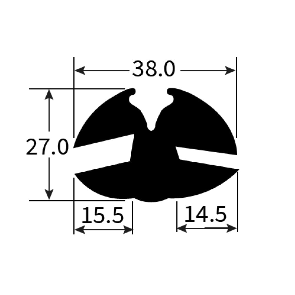 PEXT1651 Rubber Window Seal
