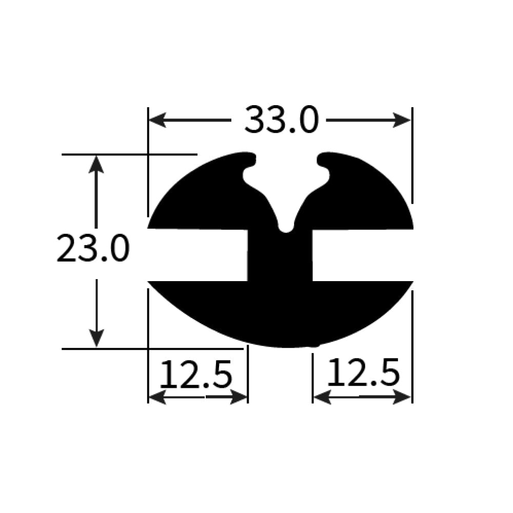 PEXT1686 Rubber Window Seal
