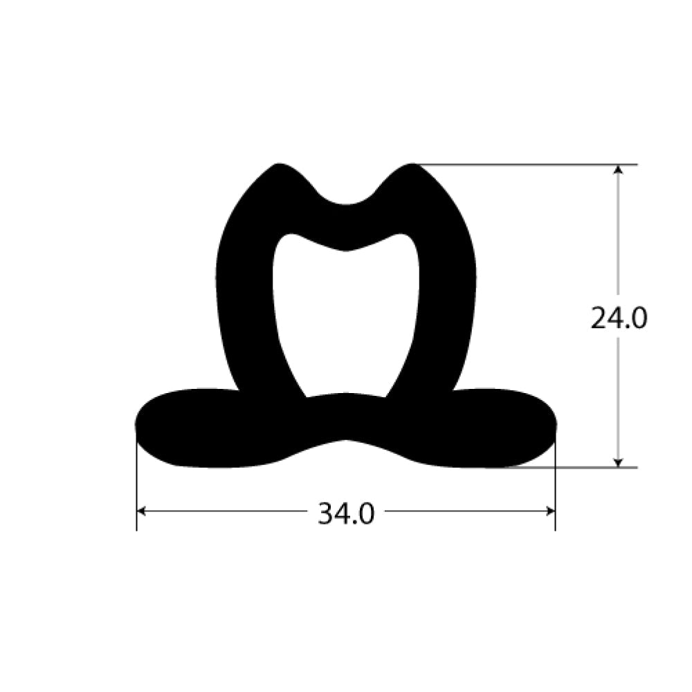 PEXT7292 Rubber Door Seal