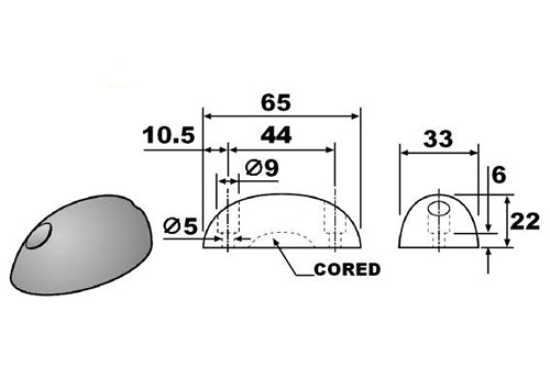 RB2.5 Cored Rubber Vehicle Bumper