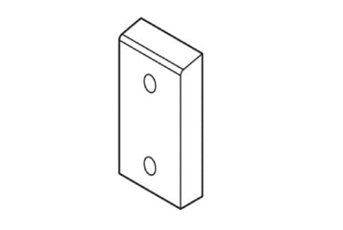 SP1810 Docking Bumper Steel Front Plate