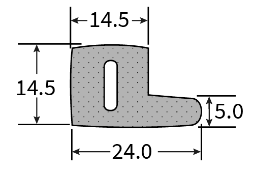 SPE107EP Sponge Extrusion